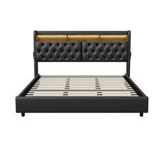 Cama con almacenamiento 190x140