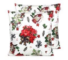 FUNDA DE COJIN DE TERCIOPELO DE NAVIDAD RIBBON
