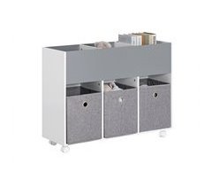 Librería Infantil con 3 Compartimientos Abiertos KMB61-HG SoBuy