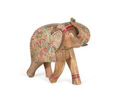 Figura decorativa en forma de elefante alto