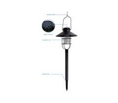 Lámpara y antorcha solar led LOTAN