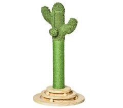 Poste Rascador para Gatos Madera de Pino y Sisal PawHut