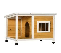 Casa para Perros Madera de Abeto PawHut
