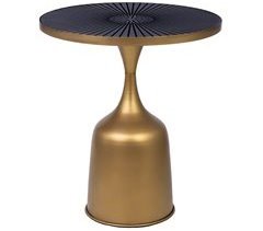 Mesa auxiliar de metal