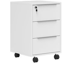Cajonera de Oficina Melamina de Madera, MDF HOMCOM