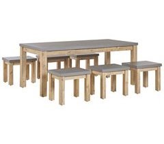 Beliani Conjunto de comedor OSTUNI