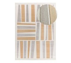 Alfombra geométrica con relieve FLORA - ATTICGO 160x230