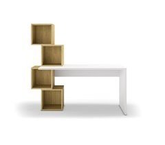 Mesa de escritorio con estanteria lateral BALANCE 4H