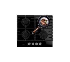 Cecotec Placa de gas Bolero Squad G 4200F Glass Black