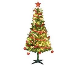 Árbol de Navidad Plástico, Acero HOMCOM, hogar - decoración