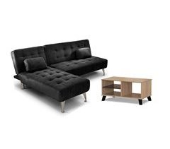 Sofa Cama Chaise Longue XS + Mesita de Centro DN