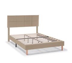Estructura de cama tapizada Silvi 140x190