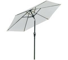 Sombrilla de Jardín Metal, Poliéster Outsunny