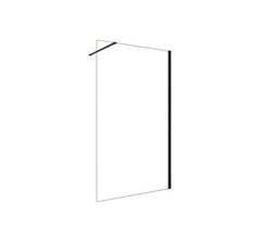 Walkin Panel de ducha con Película de Seguridad,Barra1