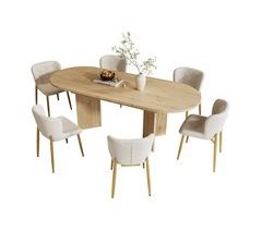 Conjunto comedor extensible 6 sillas vel