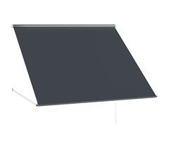 Toldo para Ventana Aluminio, Poliéster Outsunny