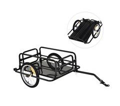 Remolques para Bicicletas Acero, PE HOMCOM
