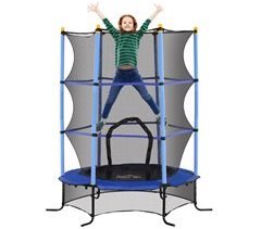 Cama Elástica Infantil Acero, PP HOMCOM
