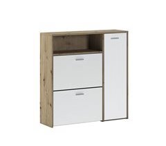 Muebles de entrada efecto madera