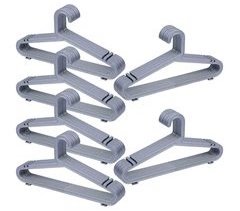 Percha de plastico pack de 72 unidades