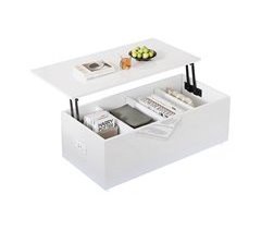 Mesa de centro elevable rectangular de panel de partículas 100x50