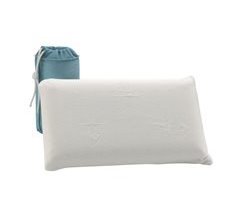 Almohada Viscoelástica Aloe Vera Viaje 30x50cm con Bolsa Transporte 30x50