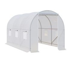 Invernadero de Túnel Metal, PE Outsunny