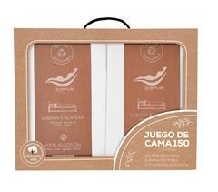Simpur Juego de Sabanas de 4 Piezas de algodón 100%