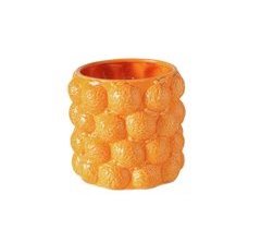Macetero floral ORANGE porcelana 15cm marca BOLTZE 