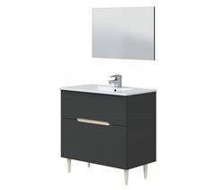 Mueble de Baño con Espejo y Lavabo Cerámico Lotto