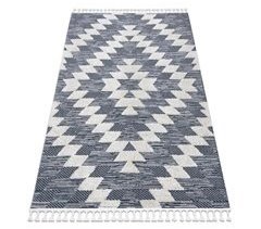 Alfombra SEVILLA Z250A diamantes Franjas Bereber marroquí 140x190