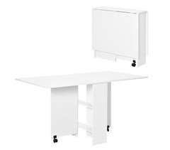 Mesa de Comedor Plegable Melamina de Madera HOMCOM 75x140