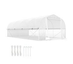 Invernadero de Túnel PE, Acero Galvanizado Outsunny