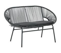 Silla de Ratán Acero, PE