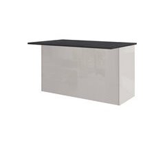 Cocina de isla efecto madera 155