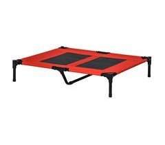 Cama Elevada para Perros Tela Oxford y Metal PawHut