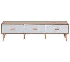 Mueble de TV con efecto madera clara