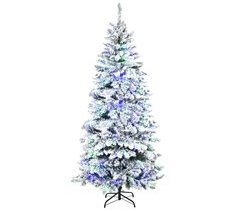 Árbol de Navidad Metal, Plástico HOMCOM, hogar - decoración