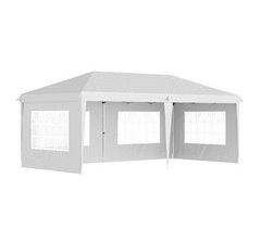 Carpa Plegable Tela Oxford, Acero Outsunny 585x295