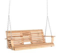 Banco Columpio Madera de Abeto Outsunny