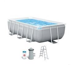 Piscina rectangular prism frame intex 300x175x80 cm con depuradora