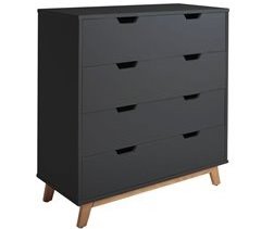 Cómoda de Noche Miranda de 4 cajones 80