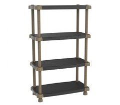 Estantería Titanium Exterior Modular con 4 Estantes Regulables