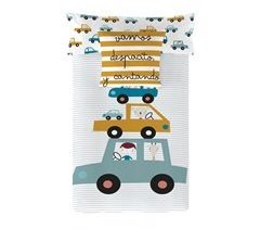 FUNDA NÓRDICA REVERSIBLE COCHES A