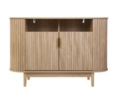 Aparador KAYAK estante y dos puertas en roble