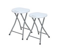 Pack 2 Taburetes Plegables de Resina 7house