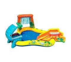 Centro juegos hinchable INTEX dinosaurio 249x191x109 cm 272l
