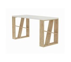 Escritorio efecto madera 140x60