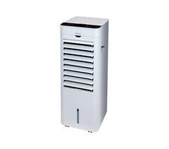 Climatizador evaporativo de muy bajo consumo con calefactor