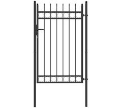 Puerta de Jardín Acero Galvanizado Outsunny